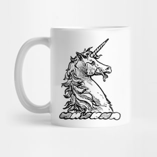 Vintage Heraldic Unicorn Mug